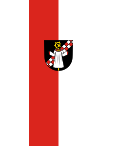Flag: Bad Herrenalb | portrait flag | 3.5m² | 38sqft | 300x120cm | 10x4ft