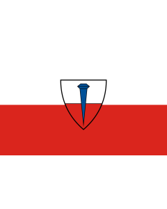 Flag: Nagold |  landscape flag | 1.35m² | 14.5sqft | 90x150cm | 3x5ft 