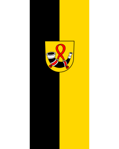 Flag: Neuweiler |  portrait flag | 3.5m² | 38sqft | 300x120cm | 10x4ft 