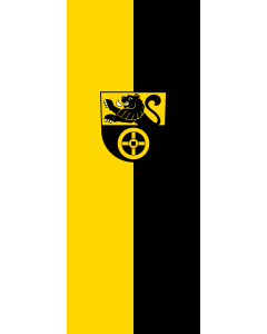 Bandiera: Ostelsheim | bandiera ritratto | 3,5&nbsp;m² | 300&nbsp;×&nbsp;120&nbsp;cm 
