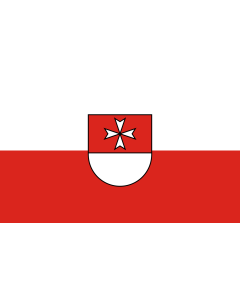 Flag: Rohrdorf |  landscape flag | 1.35m² | 14.5sqft | 90x150cm | 3x5ft 