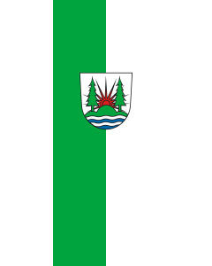 Vertical Hanging Swivel Crossbar Banner Flag: Schömberg |  portrait flag | 3.5m² | 38sqft | 300x120cm | 10x4ft 