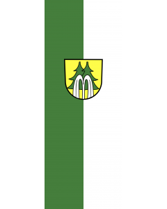 Vertical Hanging Beam Flag: Bad Wildbad |  portrait flag | 6m² | 64sqft | 400x150cm | 13x5ft 