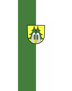 Flag: Bad Wildbad |  portrait flag | 3.5m² | 38sqft | 300x120cm | 10x4ft 