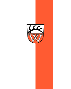 Flag: Wildberg | portrait flag | 3.5m² | 38sqft | 300x120cm | 10x4ft