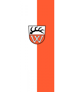 Flag: Wildberg |  portrait flag | 6m² | 64sqft | 400x150cm | 13x5ft 