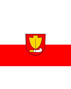 Flag: Eisingen |  landscape flag | 1.35m² | 14.5sqft | 90x150cm | 3x5ft 