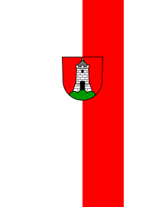 Bandiera: Mönsheim | bandiera ritratto | 3,5&nbsp;m² | 300&nbsp;×&nbsp;120&nbsp;cm 