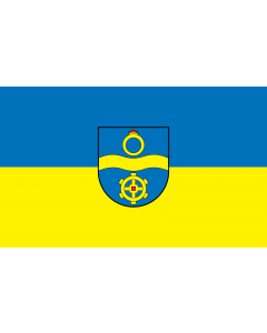 Flag: Mühlacker |  landscape flag | 1.35m² | 14.5sqft | 90x150cm | 3x5ft 