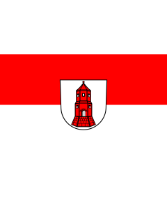 Flag: Neuenbürg |  landscape flag | 1.35m² | 14.5sqft | 90x150cm | 3x5ft 