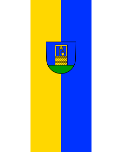 Flag: Tiefenbronn | portrait flag | 3.5m² | 38sqft | 300x120cm | 10x4ft