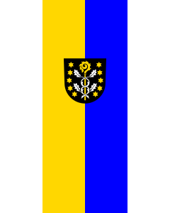 Flag: Wiernsheim | portrait flag | 3.5m² | 38sqft | 300x120cm | 10x4ft