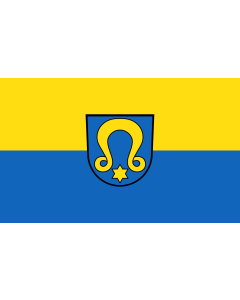 Flag: Wimsheim | landscape flag | 1.35m² | 14.5sqft | 90x150cm | 3x5ft