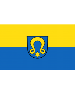 Flag: Wimsheim |  landscape flag | 1.35m² | 14.5sqft | 90x150cm | 3x5ft 