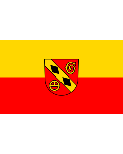 Flag: Neulingen |  landscape flag | 1.35m² | 14.5sqft | 90x150cm | 3x5ft 