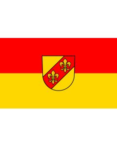 Flag: Kämpfelbach |  landscape flag | 1.35m² | 14.5sqft | 90x150cm | 3x5ft 