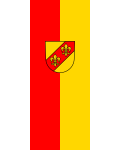 Flag: Kämpfelbach |  portrait flag | 3.5m² | 38sqft | 300x120cm | 10x4ft 