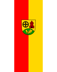 Drapeau: Ölbronn-Dürrn |  portrait flag | 3.5m² | 300x120cm 