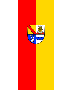 Flag: Königsbach-Stein | portrait flag | 3.5m² | 38sqft | 300x120cm | 10x4ft