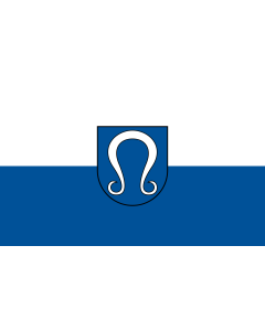 Flag: Grömbach |  landscape flag | 1.35m² | 14.5sqft | 90x150cm | 3x5ft 