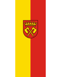 Flag: Pfalzgrafenweiler | portrait flag | 3.5m² | 38sqft | 300x120cm | 10x4ft