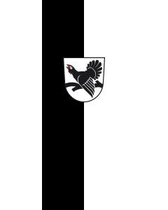 Vertical Hanging Swivel Crossbar Banner Flag: Seewald |  portrait flag | 3.5m² | 38sqft | 300x120cm | 10x4ft 