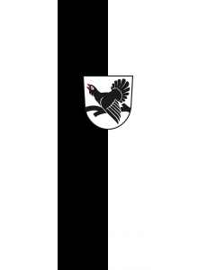 Vertical Hanging Beam Flag: Seewald |  portrait flag | 6m² | 64sqft | 400x150cm | 13x5ft 