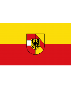 Flag: Breisgau-Hochschwarzwald (Kreis) |  landscape flag | 1.35m² | 14.5sqft | 90x150cm | 3x5ft 