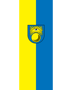 Flag: Bad Krozingen | portrait flag | 6m² | 64sqft | 400x150cm | 13x5ft