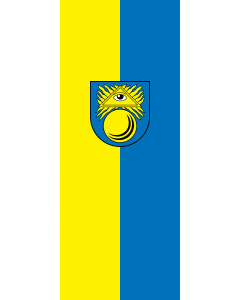Flag: Bad Krozingen |  portrait flag | 3.5m² | 38sqft | 300x120cm | 10x4ft 