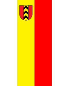 Vertical Hanging Swivel Crossbar Banner Flag: Badenweiler |  portrait flag | 3.5m² | 38sqft | 300x120cm | 10x4ft 