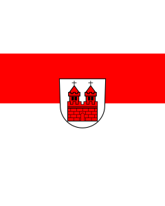 Flag: Bollschweil |  landscape flag | 1.35m² | 14.5sqft | 90x150cm | 3x5ft 