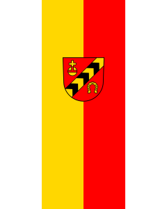 Flag: Buggingen | portrait flag | 3.5m² | 38sqft | 300x120cm | 10x4ft
