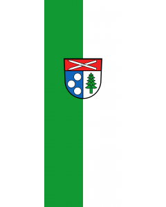 Vertical Hanging Beam Flag: Feldberg (Schwarzwald) |  portrait flag | 6m² | 64sqft | 400x150cm | 13x5ft 