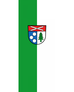 Vertical Hanging Swivel Crossbar Banner Flag: Feldberg (Schwarzwald) |  portrait flag | 3.5m² | 38sqft | 300x120cm | 10x4ft 