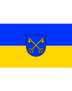 Flag: Hartheim am Rhein |  landscape flag | 1.35m² | 14.5sqft | 90x150cm | 3x5ft 