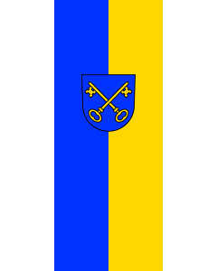 Flag: Hartheim am Rhein | portrait flag | 3.5m² | 38sqft | 300x120cm | 10x4ft