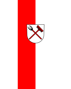 Flag: Heuweiler | portrait flag | 3.5m² | 38sqft | 300x120cm | 10x4ft