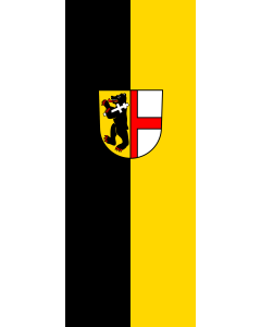 Flag: Kirchzarten | portrait flag | 3.5m² | 38sqft | 300x120cm | 10x4ft