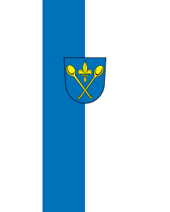 Vertical Hanging Swivel Crossbar Banner Flag: Löffingen |  portrait flag | 3.5m² | 38sqft | 300x120cm | 10x4ft 