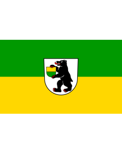 Flag: Merzhausen |  landscape flag | 1.35m² | 14.5sqft | 90x150cm | 3x5ft 