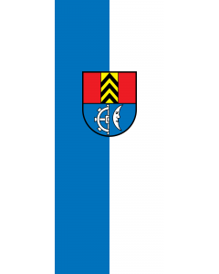 Flag: Müllheim |  portrait flag | 3.5m² | 38sqft | 300x120cm | 10x4ft 