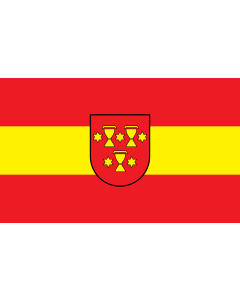 Flag: Staufen im Breisgau |  landscape flag | 1.35m² | 14.5sqft | 90x150cm | 3x5ft 