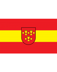 Flag: Staufen im Breisgau |  landscape flag | 1.35m² | 14.5sqft | 90x150cm | 3x5ft 