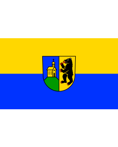 Flag: Wittnau |  landscape flag | 1.35m² | 14.5sqft | 90x150cm | 3x5ft 