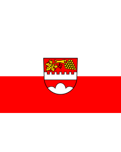 Flag: Vogtsburg im Kaiserstuhl |  landscape flag | 1.35m² | 14.5sqft | 90x150cm | 3x5ft 
