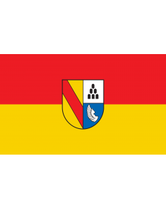 Flag: Emmendingen (Kreis) |  landscape flag | 1.35m² | 14.5sqft | 90x150cm | 3x5ft 