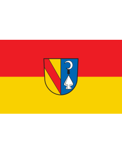 Flag: Bahlingen am Kaiserstuhl | landscape flag | 1.35m² | 14.5sqft | 90x150cm | 3x5ft
