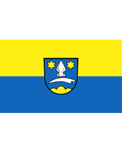 Flag: Forchheim |  landscape flag | 1.35m² | 14.5sqft | 90x150cm | 3x5ft 