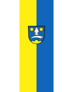 Flag: Forchheim |  portrait flag | 6m² | 64sqft | 400x150cm | 13x5ft 